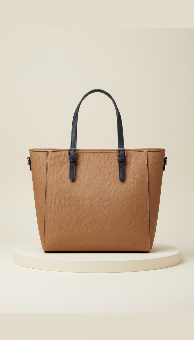 Tote Bag With Structured Silhouette