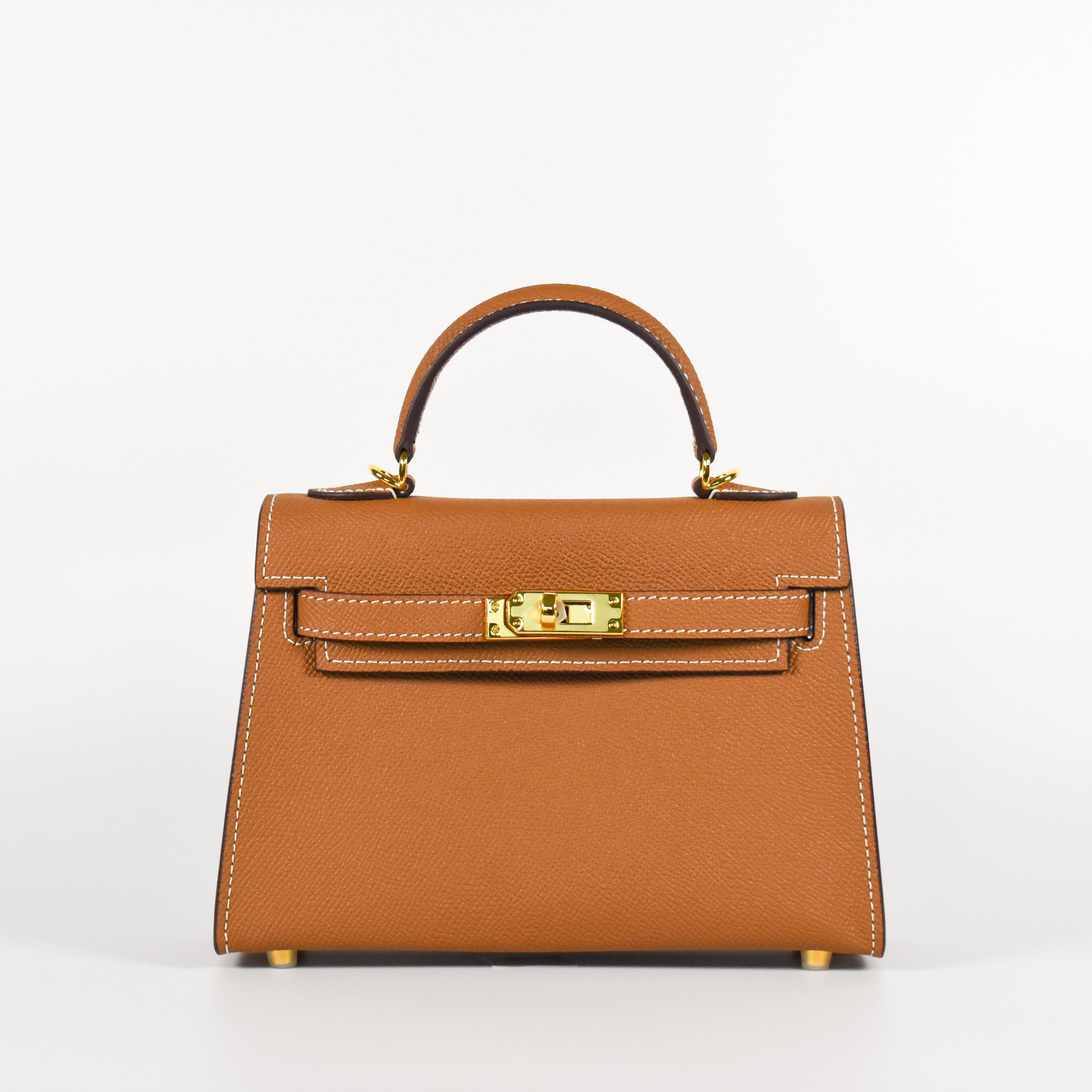Bolso Satchel de Cuero Jana