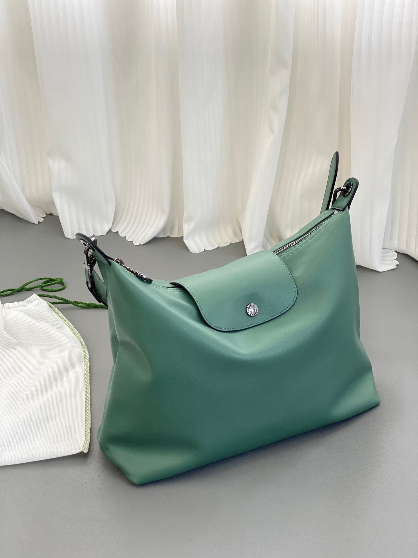 Bolso Hobo Boho Gris de Gran Capacidad