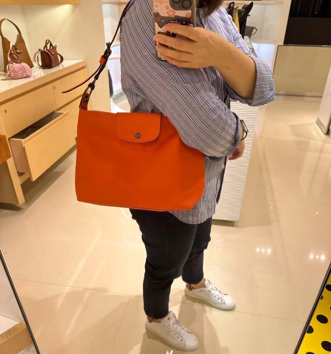 Bolso Hobo Boho Gris de Gran Capacidad