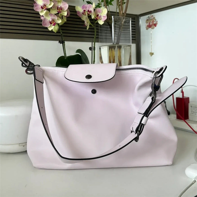 Bolso Hobo Boho Gris de Gran Capacidad