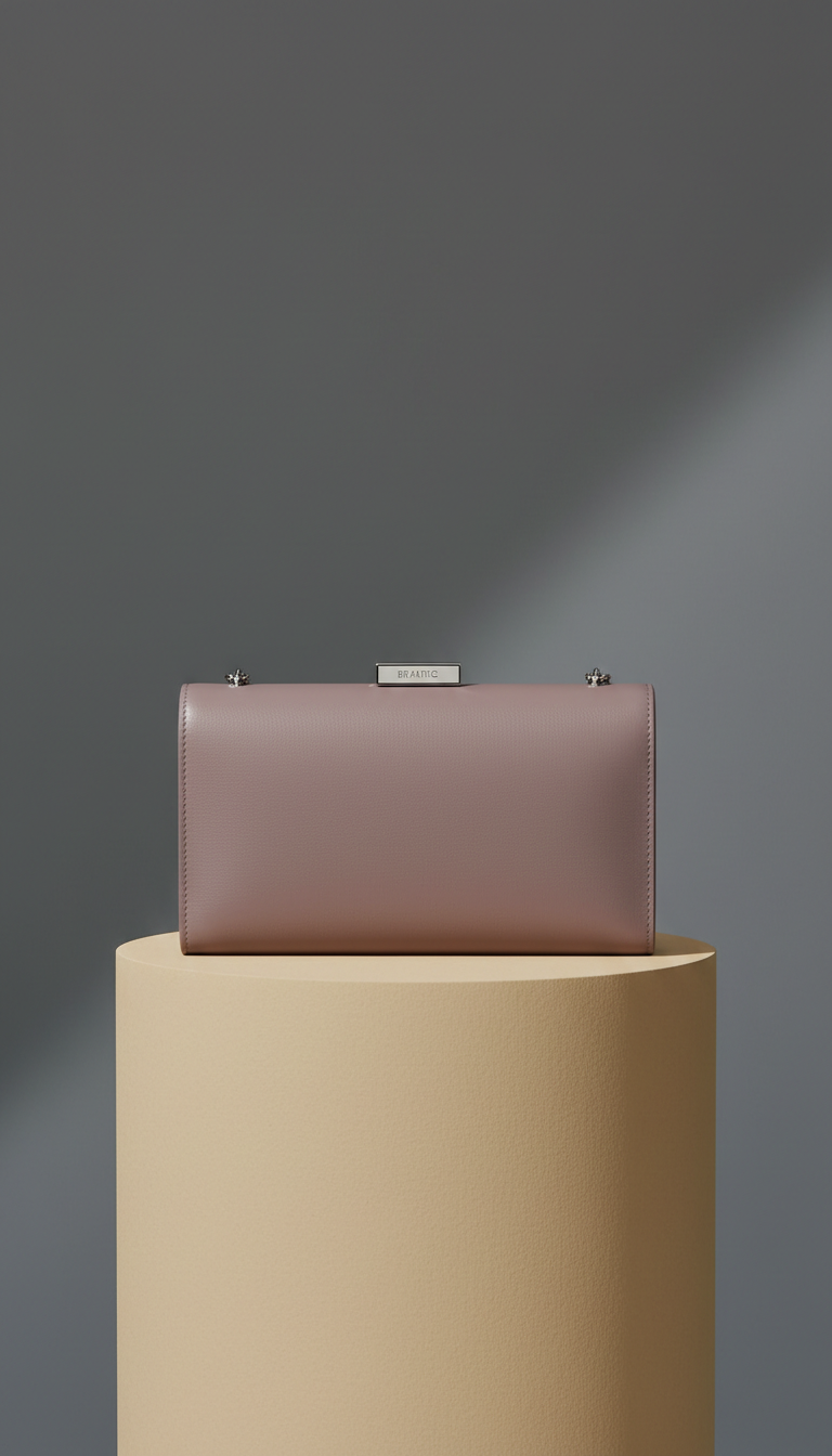 Clutch With Foldover Design