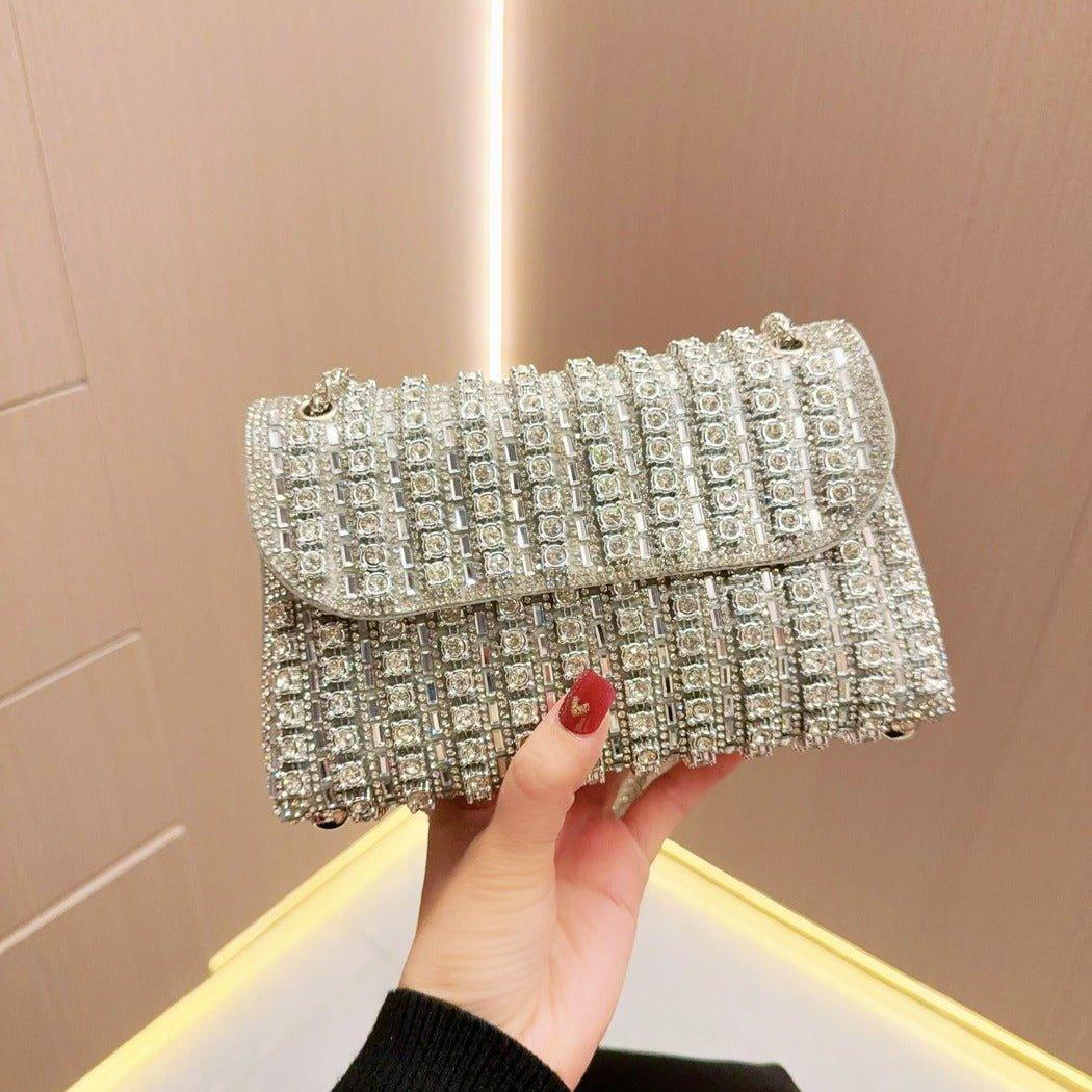 Bolso de Noche MAC148 Cadena de Diamantes