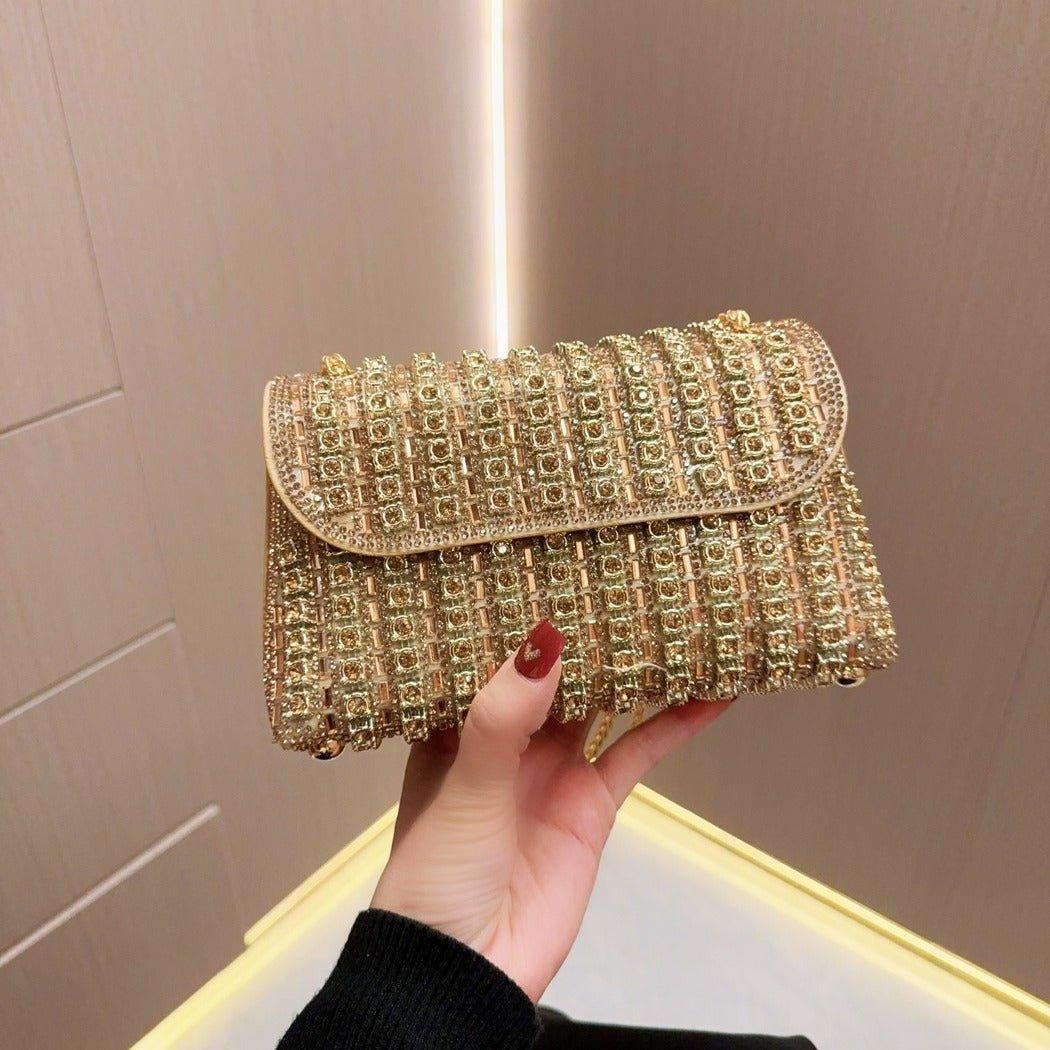 Bolso de Noche MAC148 Cadena de Diamantes