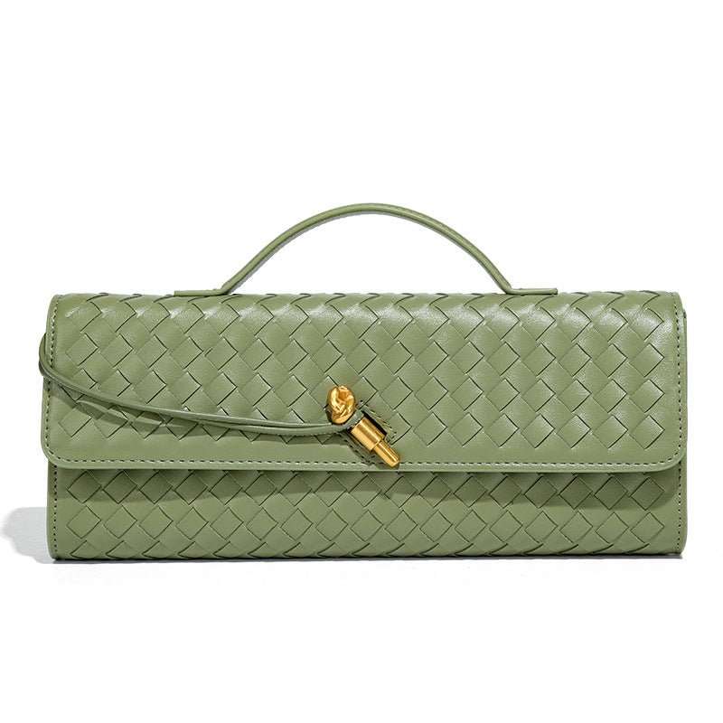 Clutch Tejido de Cuero PU MAC432