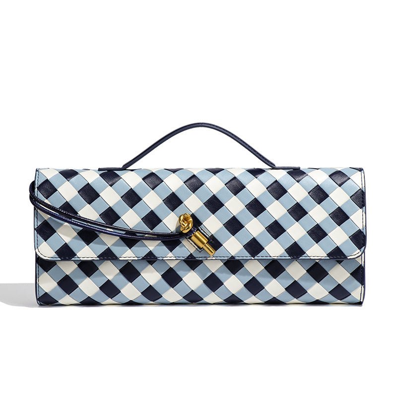 Clutch Tejido de Cuero PU MAC432