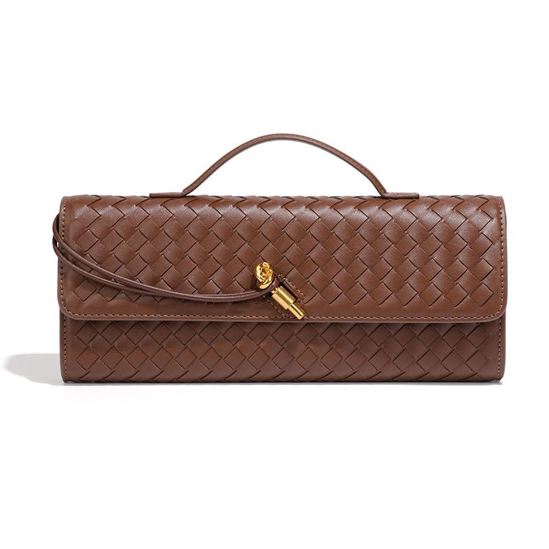 Clutch Tejido de Cuero PU MAC432